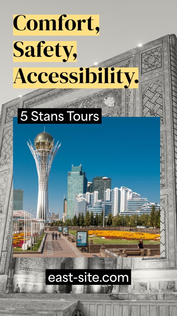 comfort safey and accessibility in 5 stans tours