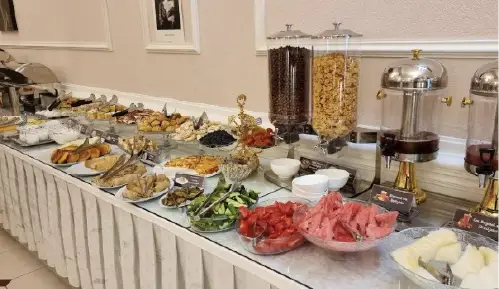 Luxury dining at Konstantin Hotel is part of our Stans tours