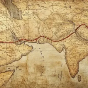 Silk roap map