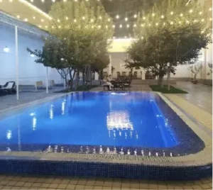 Pool at Konstantin Hotel in Samarkand
