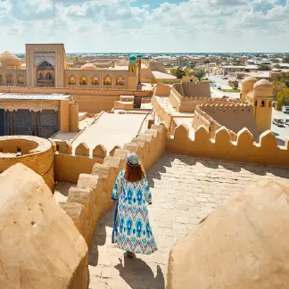 Ichan Kala is the inner fortress city of Khiva and the first UNESCO site of Uzbekistan.