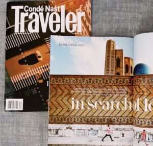 Conde Nast Traveler review of Uzbebistan created a travel trend