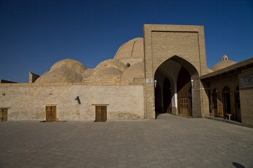A historical building in Central Asia