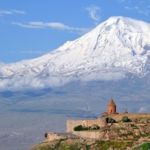 A landscape in Central Asia