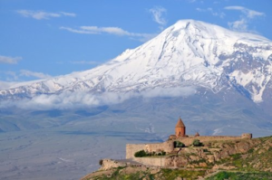 A landscape in Central Asia