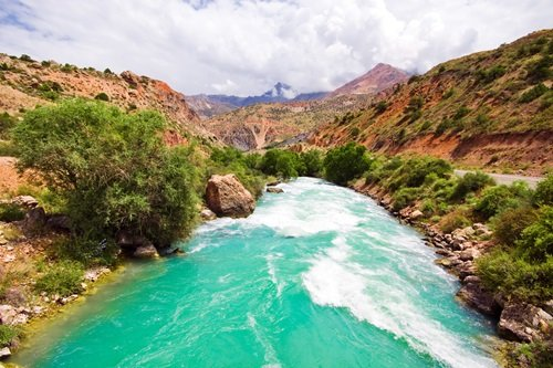 A river in Central Asia