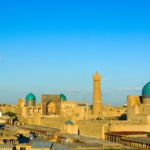 A cityscape in Central Asia