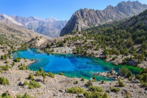 Mountains in Central Asia