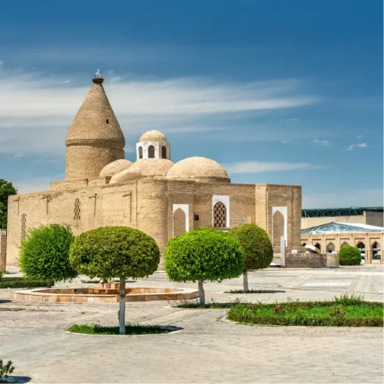 Bukhara Uzbekistan: Chashma Ayub Mausoleum